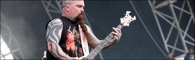 photo concert Slayer guitare Kerry King Sonisphere Festival 2011 France live