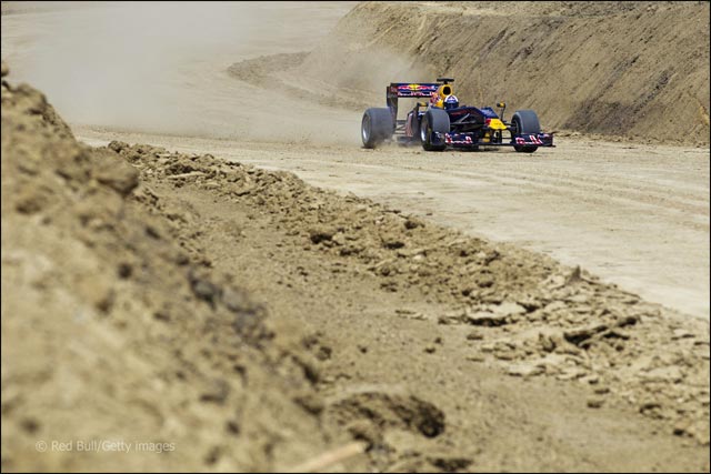 video hd Formule 1 drift Red Bull David Coulthard Circuit des Ameriques US GP 2012