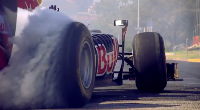 Red Bull Formule 1 GP USA Etats-Unis 2012 video buzz Texas drift F1