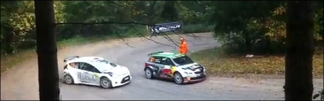video Nasser Al-Attiyah evite crash Ford Fiesta virage glisse drift Rallye de France 2011 video Nasser Al-Attiyah evite crash Ford Fiesta virage glisse drift Rallye de France 2011