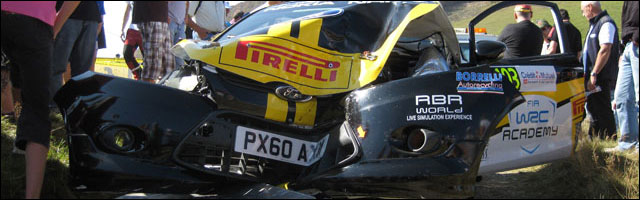 crash wrc impact arbre Ford Fiesta R2 WRC Rallye de France Alsace 2011 SS12 crash wrc impact arbre Ford Fiesta R2 WRC Rallye de France Alsace 2011 SS12