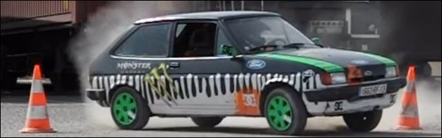 Ford Fiesta MKII Gymkhana Four parodie video hd de Ken Block Ford Fiesta MKII Gymkhana Four parodie video hd de Ken Block
