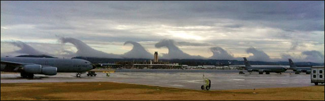 vagues de nuage dans le ciel americain photo video phenomene meteo rare vagues de nuage dans le ciel americain photo video phenomene meteo rare
