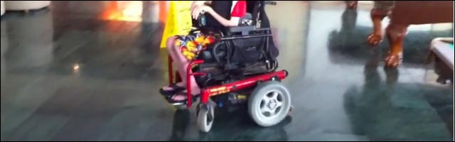 Drift et wheeling en chaise roulante