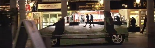 buzz video publicite voiture Mercedes invisible dans la rue street marketing buzz video publicite voiture Mercedes invisible dans la rue street marketing
