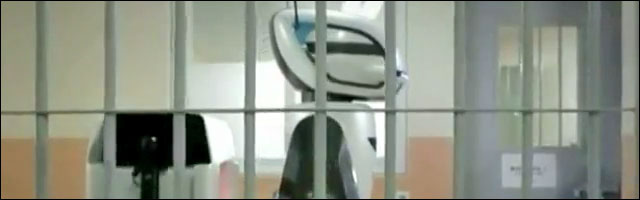Un robot comme gardien de prison video presentation robot gardien prison Coree du Sud prevent inmate riots
