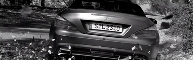 Mercedes SL roadster publicite buzz The SL Sting video promotion Mercedes SL roadster publicite buzz The SL Sting