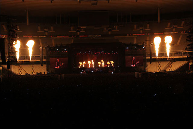 photo hd concert Metallica Paris 2012 Stade de France tournee Black album