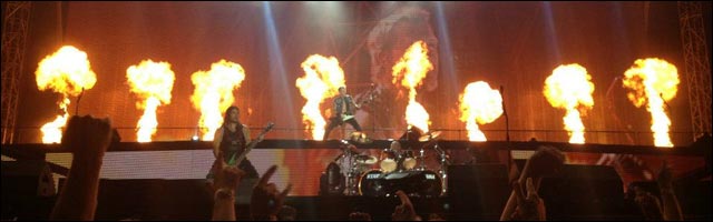 Photos du concert de Metallica au Sonisphere Festival 2012 Suisse