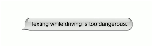 il est dangereux de rediger un SMS en conduisant une voiture la preuve il est dangereux de rediger un SMS en conduisant une voiture la preuve
