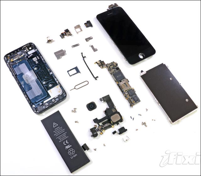 photos demontage guide reparation iPhone 5 piece detachee pas cher