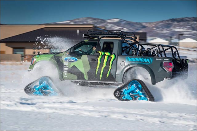 Photos Ken Block Ford F150 RaptorTRAX Hoonigan Racing 