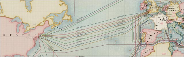 carte internet cables sous marin