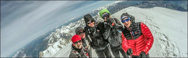 Kilian Kornet courir descente Mont Blanc video photo Kilian Kornet courir descente Mont Blanc video photo