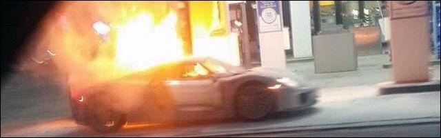 Incendie d’une Porsche 918 Spyder