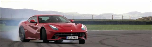 Ferrari F12 drift Kimi Raikkonen Ferrari F12 drift Kimi Raikkonen