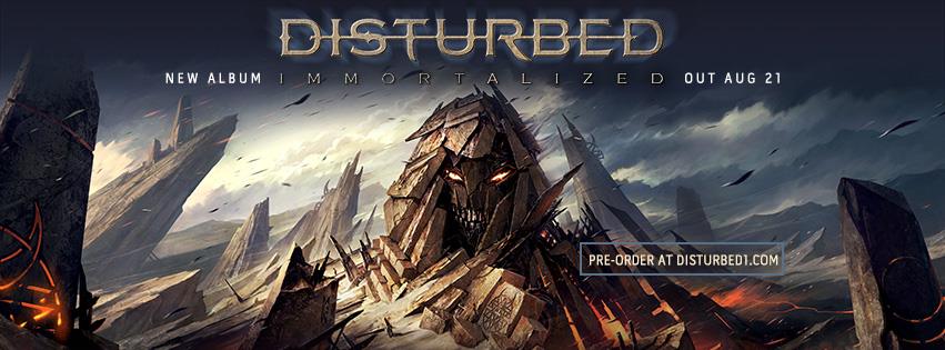Disturbed Immortalized cover Disturbed Immortalized cover