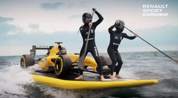 photo Renault Sport F1 surf paddle photo Renault Sport F1 surf paddle