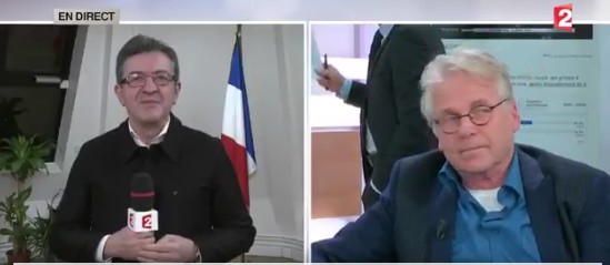 Jean-Luc Mélenchon et Daniel Cohn-Bendit Jean-Luc Mélenchon et Daniel Cohn-Bendit