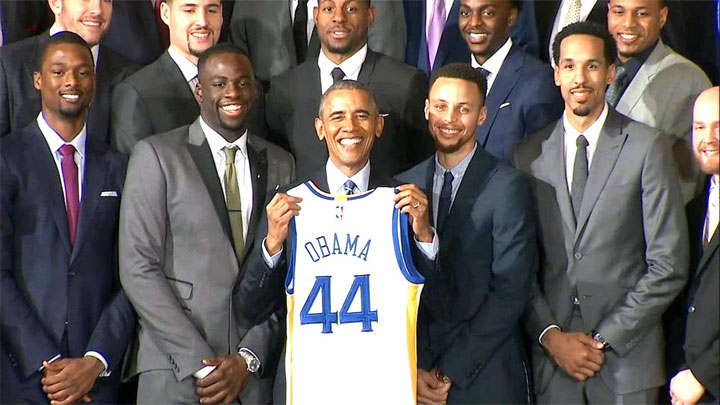Barack Obama et le basket NBA