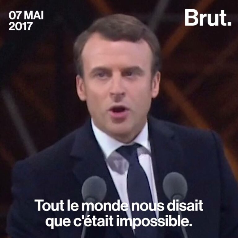 Résumé du discours de victoire d’Emmanuel Macron devant le Louvre