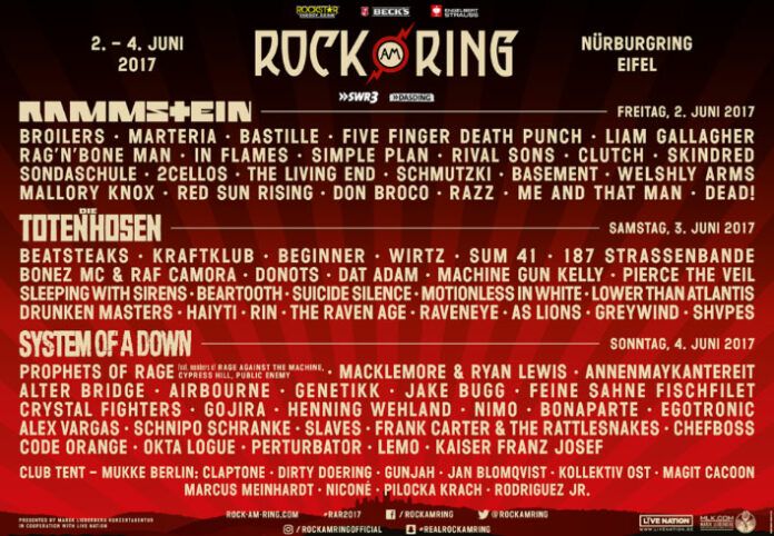 Rock am Ring 2017 RAR Rock im Park Rock am Ring 2017 RAR Rock im Park