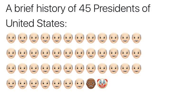 Smiley des Présidents des Etats-Unis