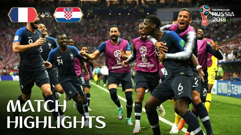 Finale coupe du monde 2018 : France 4 – 2 Croatie