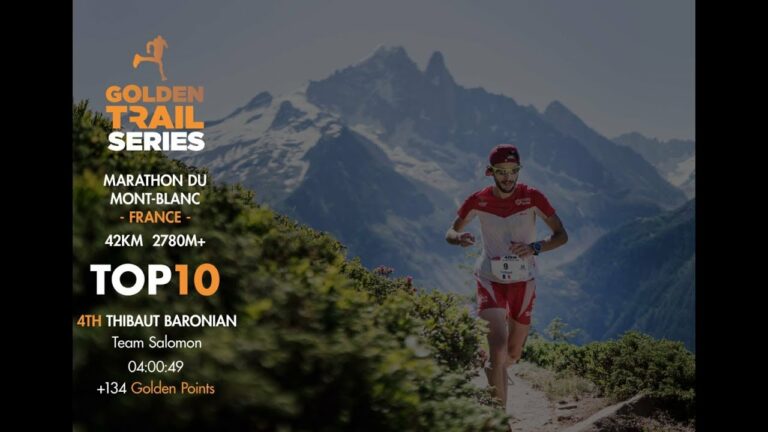 Préparation et course de Thibaut Baronian au Marathon du Mont Blanc 2018