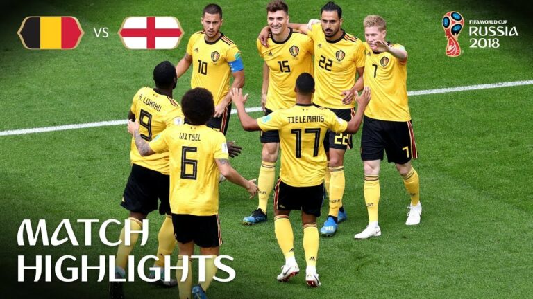 Coupe du monde 2018 : Belgique 2 – 0 Angleterre