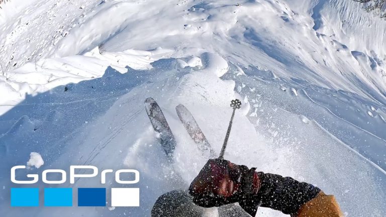 Ski hors piste avec GoPro Hero9 Max Lens Mod