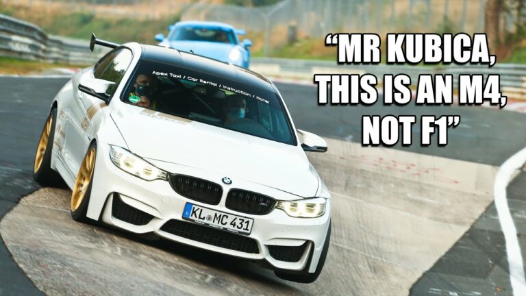 Robert Kubica roule en BMW M4 sur le Nurburgring