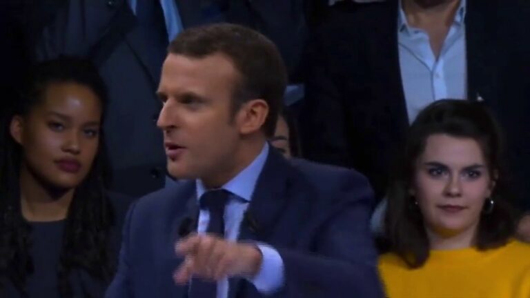 Emmanuel Macron, un président calme