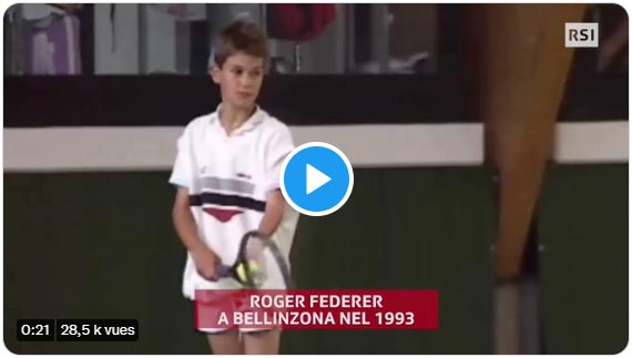 Roger Federer à 12 ans